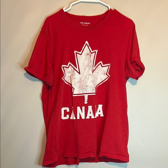 Joe Fresh Vibrant Red Tee - Picture 1 of 8